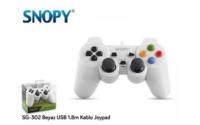 SNOPY SG-302 BEYAZ USB/PC/PS3 1.8MT JOYPAD GAMEPAD OYUN KOLU